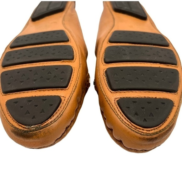 Adrienne Vittadini Camel Leather Comfort Driving Loafers Women’s 9 - Picture 12 of 14